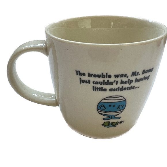 Mr Bump Mug Mr. Men Little Miss Blue Cream Sanrio 2013 Roger Hargreave - Picture 4 of 9
